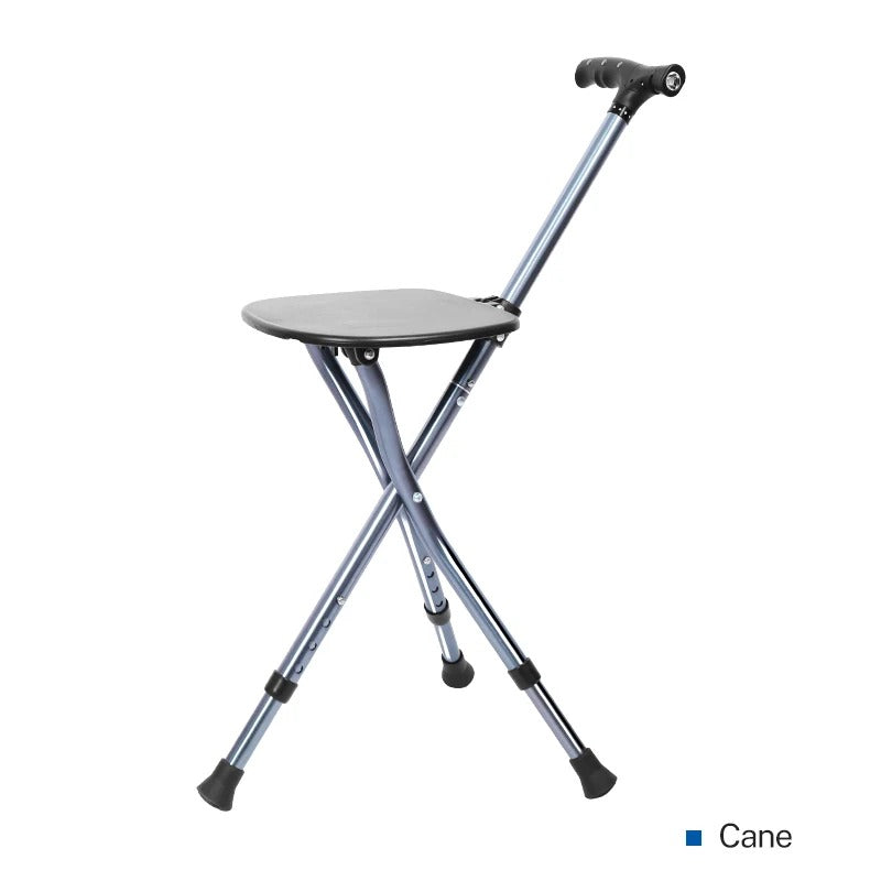 Bastón con Asiento Plegable